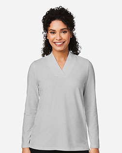 Devon & Jones DP121W Women's Raleigh Shawl Collar Knit Top at GotApparel