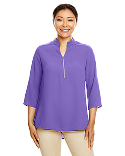 Devon & Jones DP611W Ladies 4.6 oz Perfect Fit 3/4-Sleeve Crepe Tunic at GotApparel