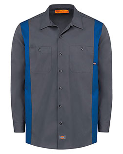 Dickies 5524L  Industrial Colorblocked Long Sleeve Shirt - Long Sizes at GotApparel
