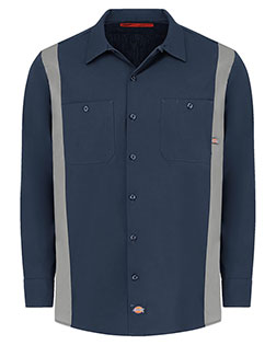 Dickies 5524T Industrial Colorblocked Long Sleeve Shirt - Long Sizes at GotApparel