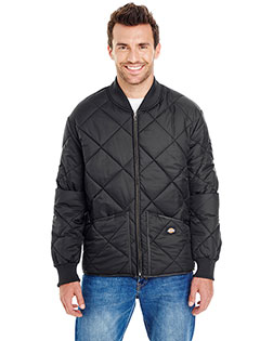 Dickies 61242 Men Diamond Quilted Nylon Jacket at GotApparel
