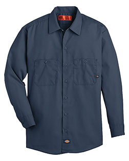 Dickies L535L  Industrial Long Sleeve Work Shirt - Long Sizes at GotApparel