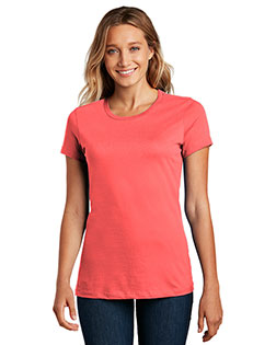 District Made DM104L Women Perfect Weight Crew Tee at GotApparel