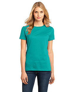 District Made DM104L Women Perfect Weight Crew Tee at GotApparel
