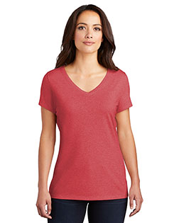 District Made DM1350L Women Perfect Tri & V-Neck Tee at GotApparel
