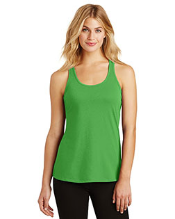 District DM420 Women Solid Gathered Racerback Tank at GotApparel