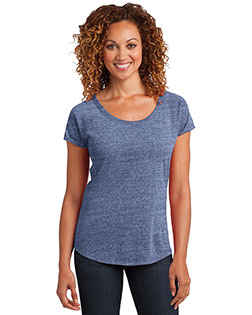 District DM443 Women Tri-Blend Scoop Tee at GotApparel