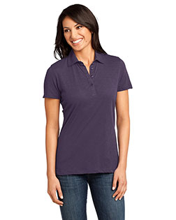 District DM450 Women Slub Polo at GotApparel