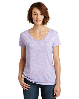 District Made DM465 Women   Cosmic Relaxed V-Neck Tee at GotApparel