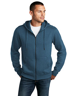 District DT1103 Men <sup> ®</Sup> Perfect Weight<sup> ®</Sup> Fleece Full-Zip Hoodie at GotApparel
