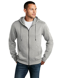 District DT1103 Men <sup> ®</Sup> Perfect Weight<sup> ®</Sup> Fleece Full-Zip Hoodie at GotApparel