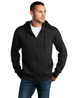 District DT1103 Men ® Perfect Weight ® Fleece Full-Zip Hoodie at GotApparel