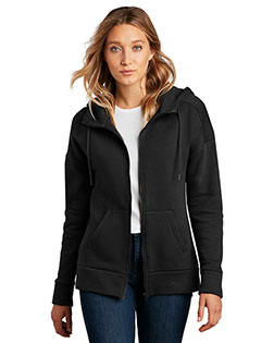 District<sup> ®</Sup> Women's Perfect Weight<sup> ®</Sup> Fleece Drop Shoulder Full-Zip Hoodie DT1104 at GotApparel