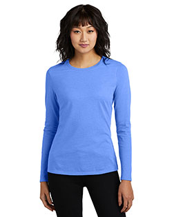 District ® Women's Perfect Blend ® CVC Long Sleeve Tee DT110 at GotApparel