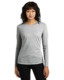 District ® Women's Perfect Blend ® CVC Long Sleeve Tee DT110 at GotApparel