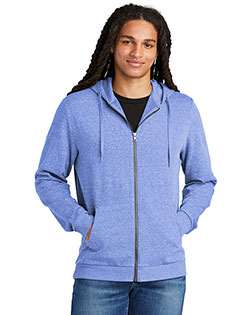 District Perfect Tri Fleece Full-Zip Hoodie DT1302 at GotApparel