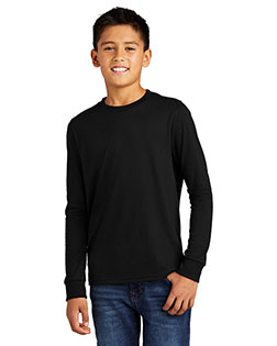 District Youth Perfect Tri Long Sleeve Tee DT132Y at GotApparel
