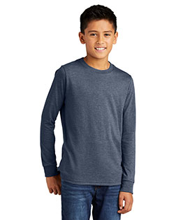 District Youth Perfect Tri Long Sleeve Tee DT132Y at GotApparel