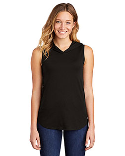 District DT1375 Women Perfect Tri ® Sleeveless Hoodie at GotApparel