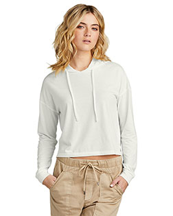 District Women's Perfect Tri Midi Long Sleeve Hoodie DT1390L at GotApparel