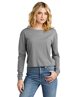 District DT141 Women's Perfect Tri Midi Long Sleeve Tee at GotApparel