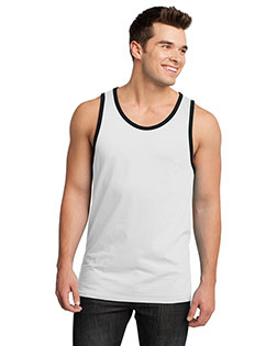 District DT1500 Men Cotton Ringer Tank at GotApparel