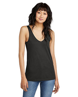 District ®  Women's Perfect Blend ®  CVC V-Neck Tank DT154 at GotApparel