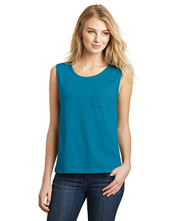 District DT4301 Women Vintage Wash Muscle Tank at GotApparel