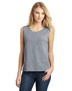 District DT4301 Women Vintage Wash Muscle Tank at GotApparel