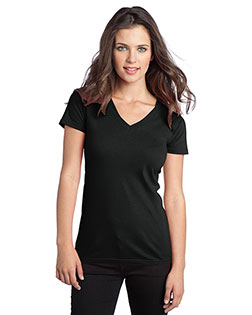 District DT5501 Women The V-Neck Concert Tee at GotApparel
