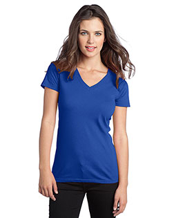 District DT5501 Women The V-Neck Concert Tee at GotApparel