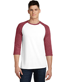 District Young DT6210 Men Very Important Tee 3/4-Sleeve Raglan at GotApparel