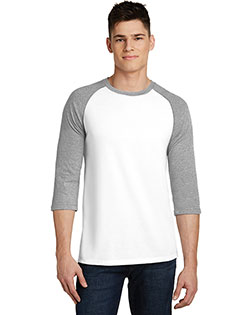 District Young DT6210 Men Very Important Tee 3/4-Sleeve Raglan at GotApparel