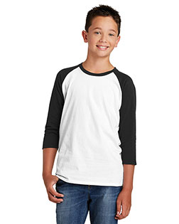 District Youth DT6210Y Boys Very Important Tee 3/4-Sleeve Raglan at GotApparel