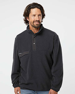 Dri Duck 7355 Men Brooks Sherpa Fleece Pullover at GotApparel