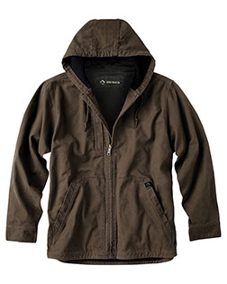 Dri Duck DD5090T Men 100% Cotton 12 oz. Canvas/Polyester Thermal Lining Hooded Tall Laredo Jacket at GotApparel