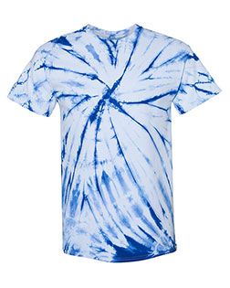 Dyenomite 200CC Men Contrast Cyclone Tie-Dyed T-Shirt at GotApparel