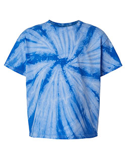Dyenomite 20BCY Boys Youth Cyclone Pinwheel Tie-Dyed T-Shirt at GotApparel