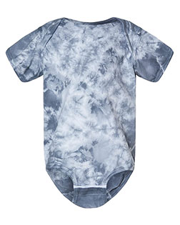 Dyenomite 340CR Toddler Infant Crystal Tie-Dyed Onesie at GotApparel