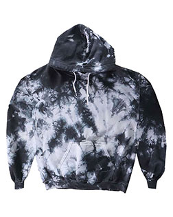 Dyenomite 680VR Women Blended Hooded Tie-Dyed Sweatshirt at GotApparel