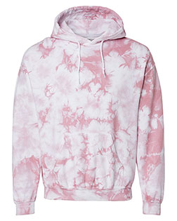 Dyenomite 680VR Women Blended Hooded Tie-Dyed Sweatshirt at GotApparel