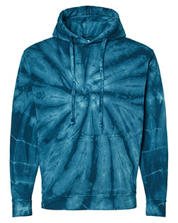 Dyenomite 854CY Men Cyclone Hooded Tie-Dyed Sweatshirt at GotApparel