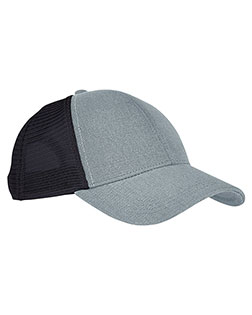 Custom Embroidered Econscious EC7093 Unisex Hemp Eco Trucker Recycled Polyester Mesh Cap at GotApparel