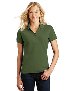 Custom Embroidered Eddie Bauer EB101 Ladies 6.5 oz Cotton Pique Polo at GotApparel