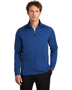 Custom Embroidered Eddie Bauer EB246 Men Smooth Fleece Base Layer Full-Zip at GotApparel