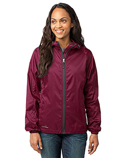 Custom Embroidered Eddie Bauer EB501 Packable Wind Jacket at GotApparel