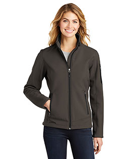 Custom Embroidered Eddie Bauer EB535 Ladies Rugged Ripstop Soft Shell Jacket at GotApparel