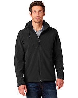 Custom Embroidered Eddie Bauer EB536 Men Hooded Soft Shell Parka at GotApparel