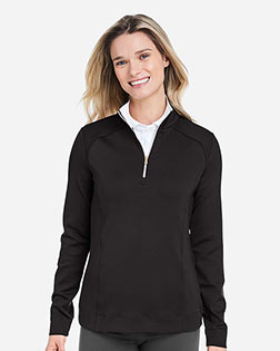 Fairway & Greene F12250 Women's Wells Tech Quarter-Zip Pullover at GotApparel
