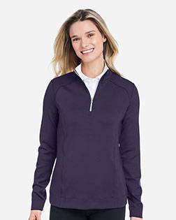 Fairway & Greene F12250 Women's Wells Tech Quarter-Zip Pullover at GotApparel